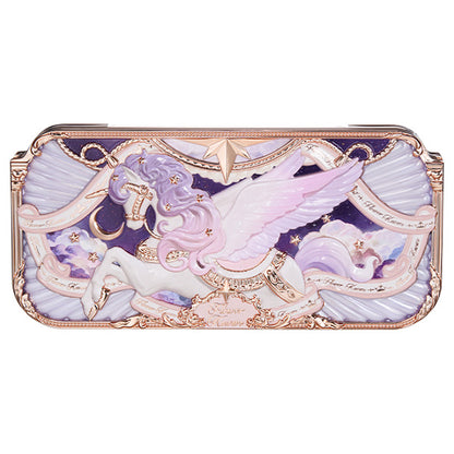 FlowerKnows Night Unicorn Collection 6-Color Satin Makeup Palette (03 Starfall Night), 6.5g