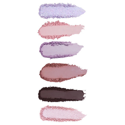 FlowerKnows Night Unicorn Collection 6-Color Satin Makeup Palette (03 Starfall Night), 6.5g