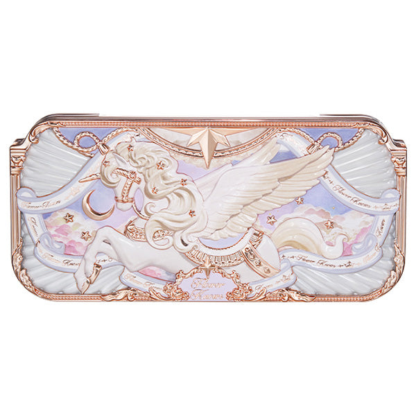 FlowerKnows Night Unicorn Collection 6-Color Satin Makeup Palette (02 Moon Fairy), 6.5g