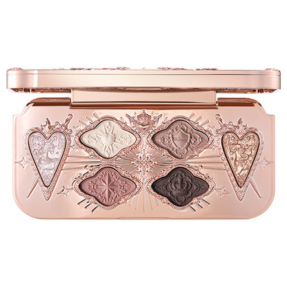 FlowerKnows Night Unicorn Collection 6-Color Satin Makeup Palette (01 Aurora Reverie), 6.5g