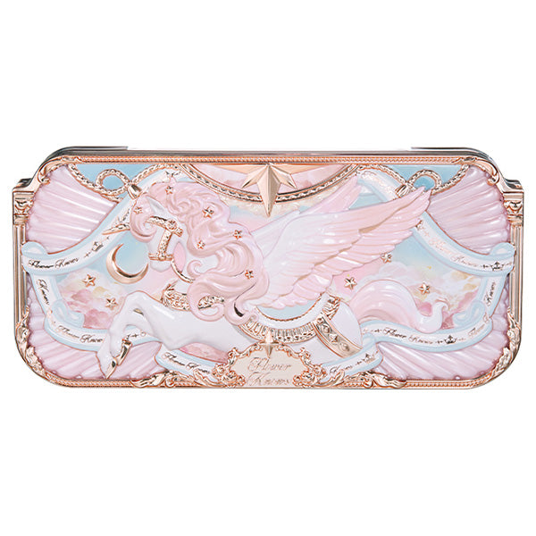 FlowerKnows Night Unicorn Collection 6-Color Satin Makeup Palette (01 Aurora Reverie), 6.5g
