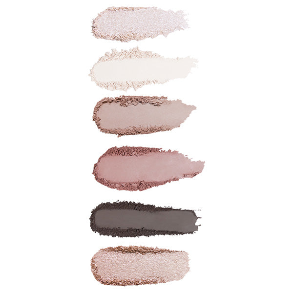 FlowerKnows Night Unicorn Collection 6-Color Satin Makeup Palette (01 Aurora Reverie), 6.5g