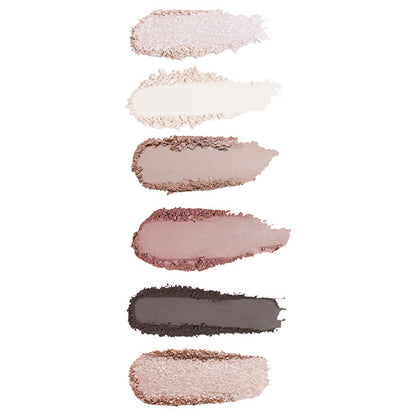 FlowerKnows Night Unicorn Collection 6-Color Satin Makeup Palette (01 Aurora Reverie), 6.5g
