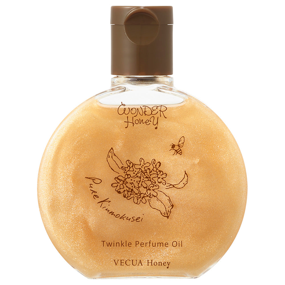 Becua Honey Wonder Honey Shimmer Perfume Oil, Limited Edition, 30ml (Pure Kinmokusei)