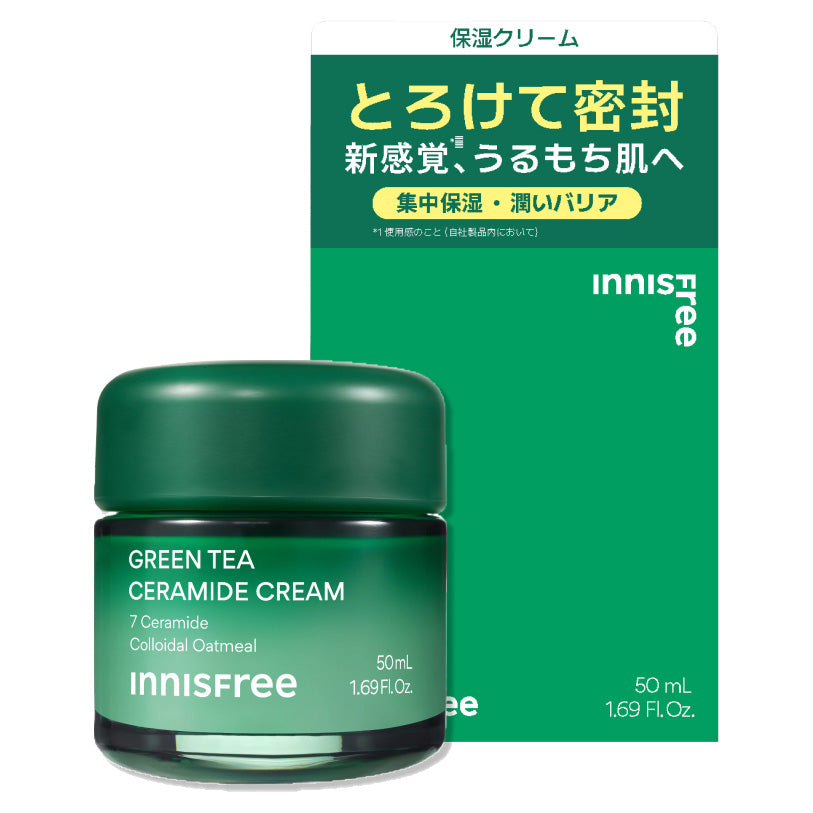 Innisfree Green Tea Ceramide Barrier Cream, 50ml