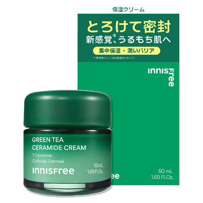 Innisfree Green Tea Ceramide Barrier Cream, 50ml