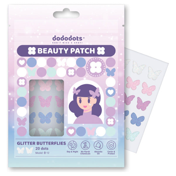 Dododots Beauty Patch (GLITTER BUTTERFLIES)