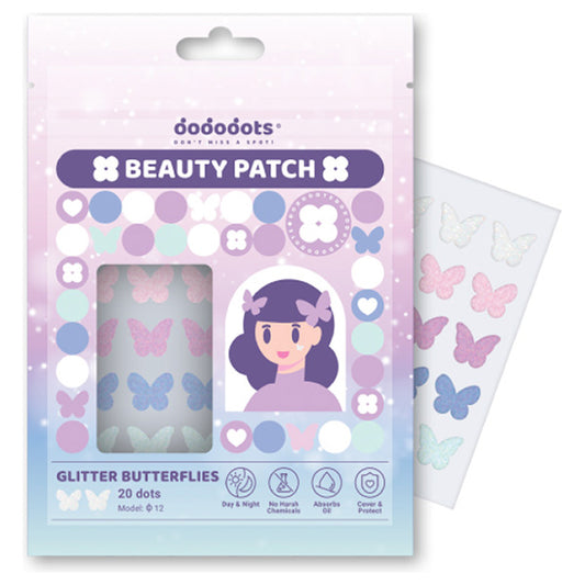Dododots Beauty Patch (GLITTER BUTTERFLIES)