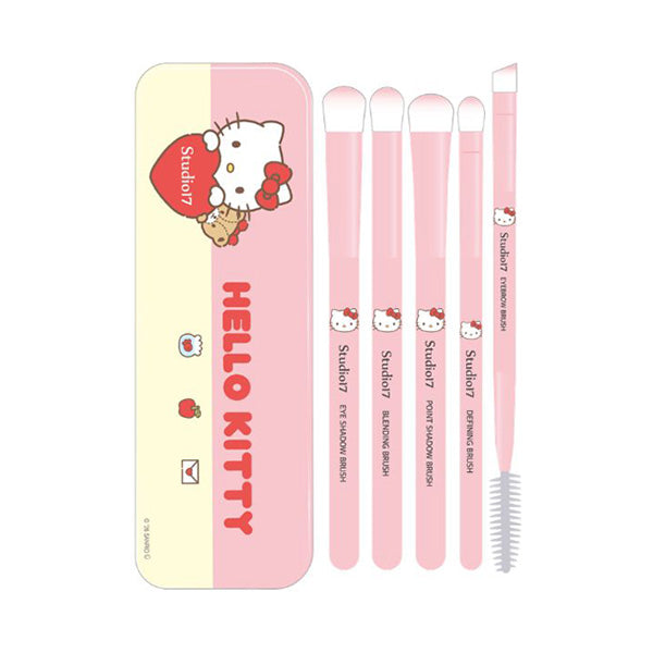 Studio17 Eye Makeup Brush Set Hello Kitty Limited Collection, 5 Brushes