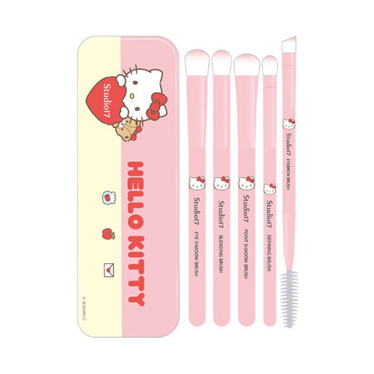 Studio17 Eye Makeup Brush Set Hello Kitty Limited Collection, 5 Brushes