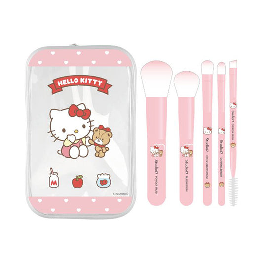 Studio17 Portable Makeup Brush Set Hello Kitty Limited Collection, 5 Brushes