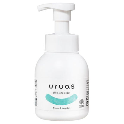 uruas All In One Soap, 290ml (Refreshing, Orange & Lavender)
