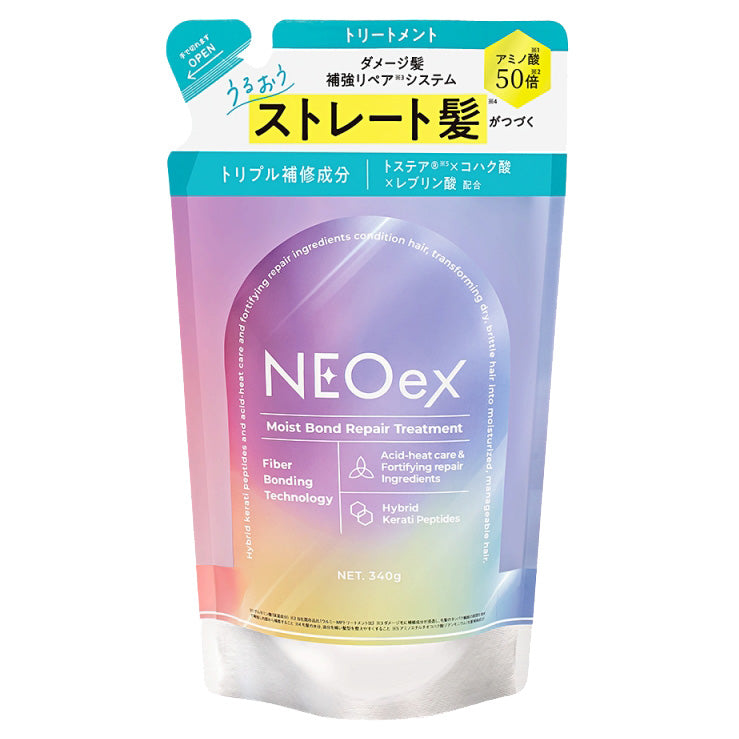 NEOex Moist Bond Repair Treatment Refill, 340g (Bergamot & Woody Musk Scent)