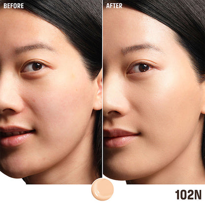 Make Up For Ever HD Skin Perfecting Glow Cushion Foundation Refill SPF50 + (102N), 11g