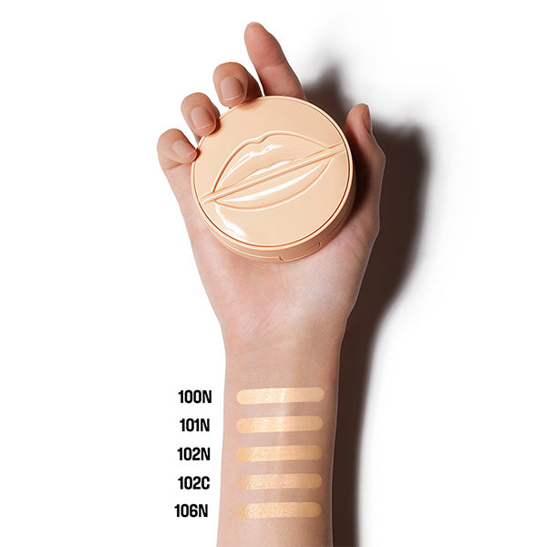 Make Up For Ever HD Skin Perfecting Glow Cushion Foundation Refill SPF50 + (102N), 11g