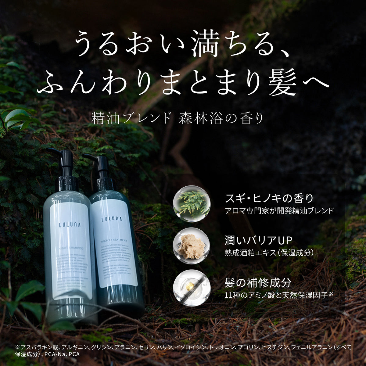 Luluna Night Shampoo, 300ml