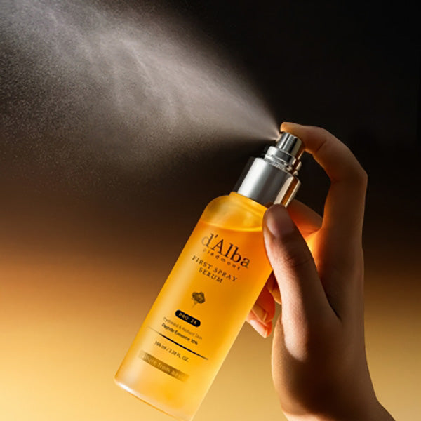 d'Alba First Spray Serum PRO2XPep, 100ml (Even, Light Adherence All Over Face) (Aromatic Citrus Floral)
