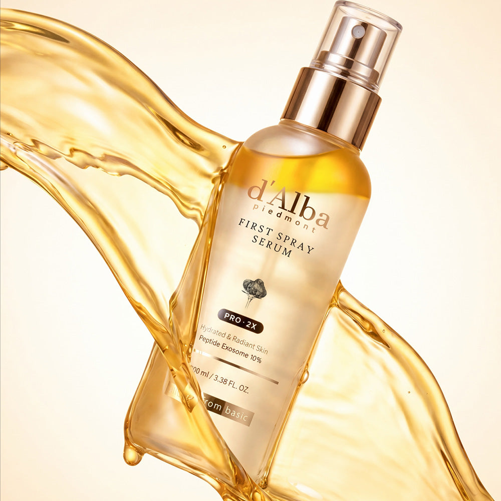 d'Alba First Spray Serum PRO2XPep, 100ml (Even, Light Adherence All Over Face) (Aromatic Citrus Floral)