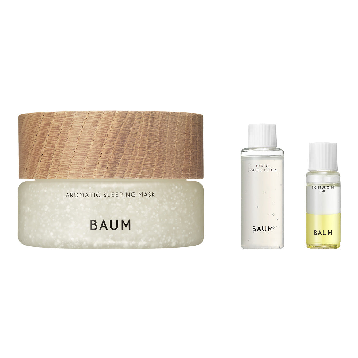 BAUM Aromatic Sleeping Mask n, Wood Design, Limited Edition Kit, 80g