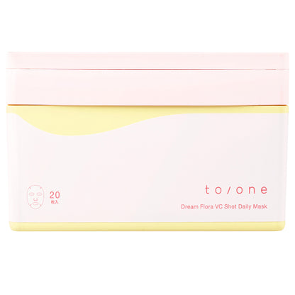to/one Dream Flora C Shot Daily Mask, 20 Sheets
