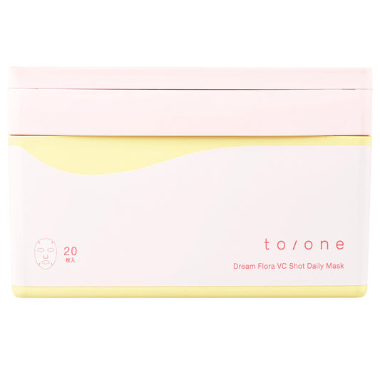 to/one Dream Flora C Shot Daily Mask, 20 Sheets