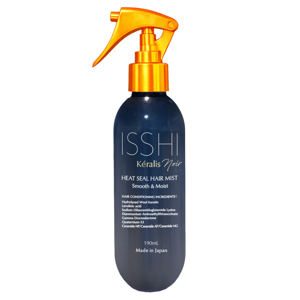 ISSHI Keralis Noir Heat Seal Hair Mist Smooth & Moist, 190ml