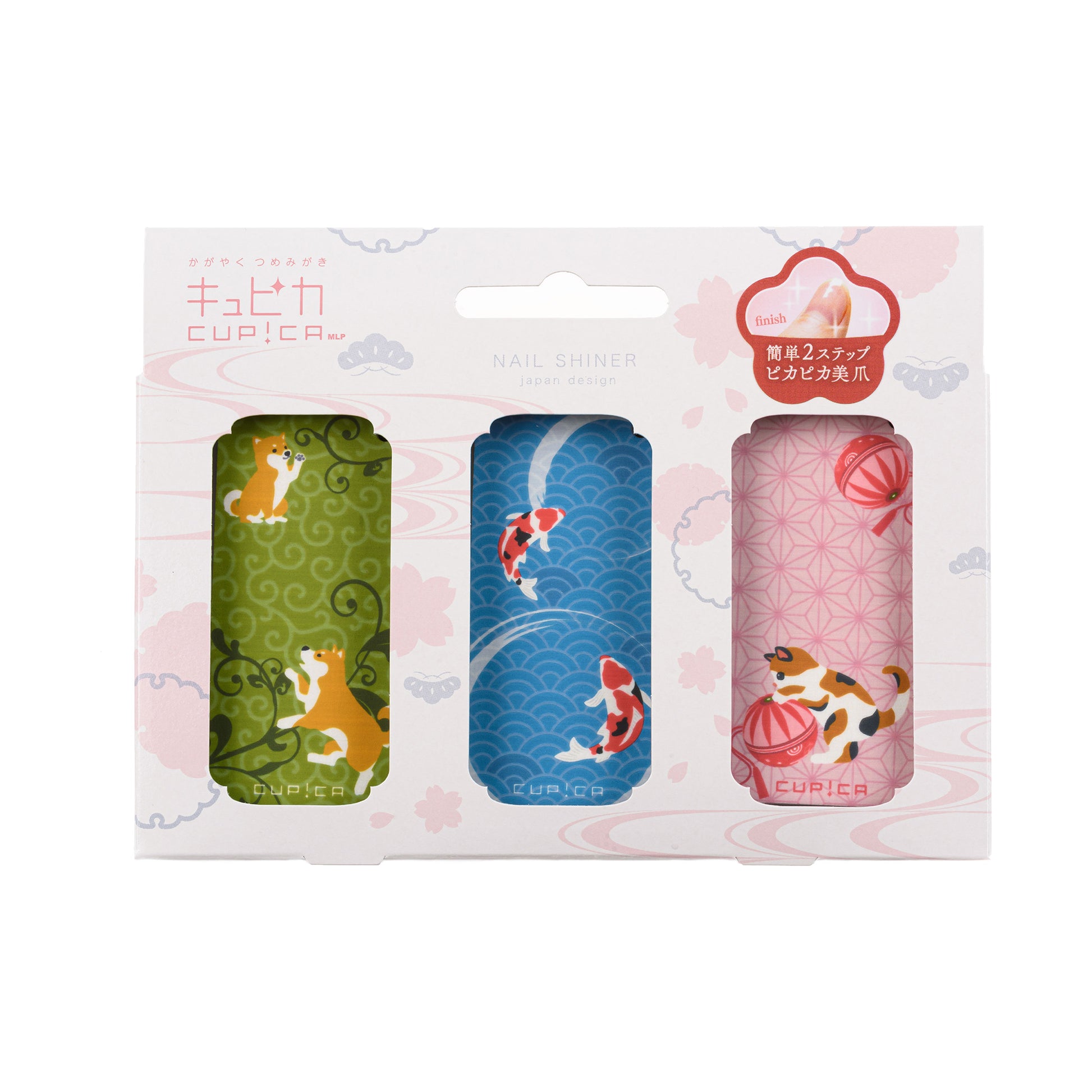 Arena Nail Buffer Cupica! (Animal Print), 3-Pack