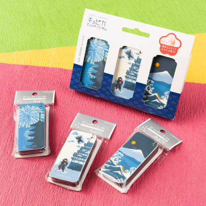 Arena Nail Buffer Cupica! (Japan Blue), 3-Pack