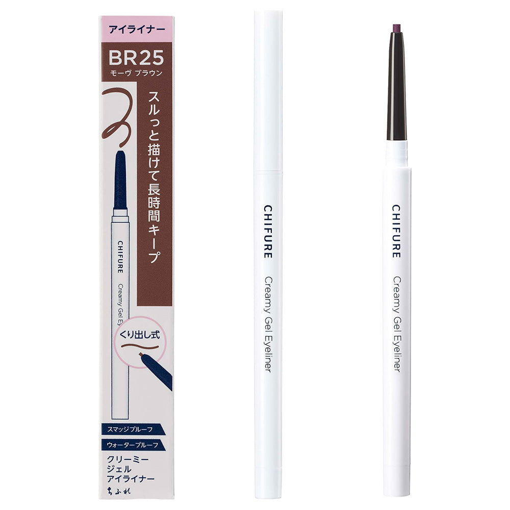 Chifure Creamy Gel Eyeliner (BR25 Mauve Brown)