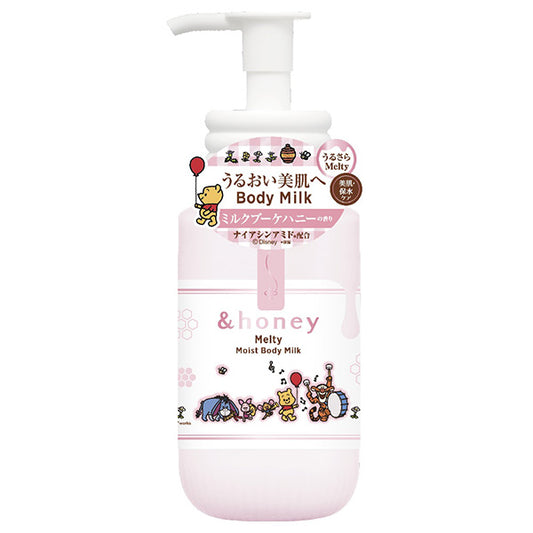 &honey Melty Moist Body Milk, Winnie the Pooh, Limited Edition, 250ml