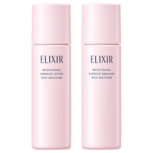 ELIXIR Brightening Trial Set Moist Type cb (Relaxing Aqua Floral Scent), 30ml