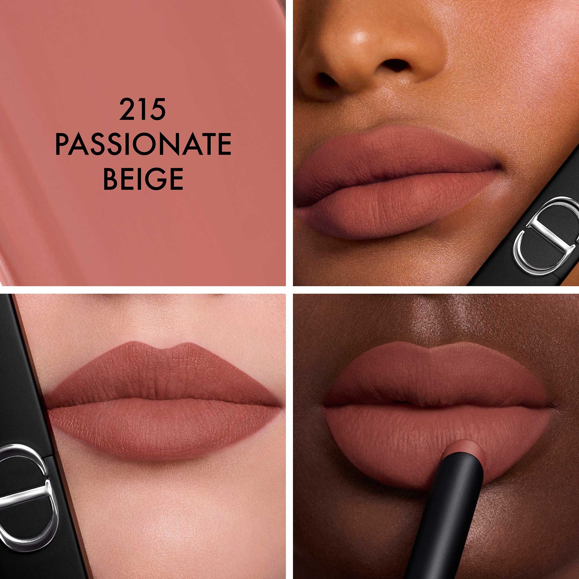 Dior Rouge Dior Forever (Matte) (215 Passionate Beige Matte)