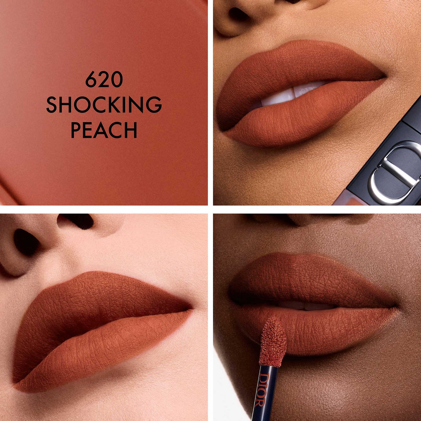 Dior Rouge Dior Forever Liquid (Blur Matte) (620 Shocking Peach), 6.00ml