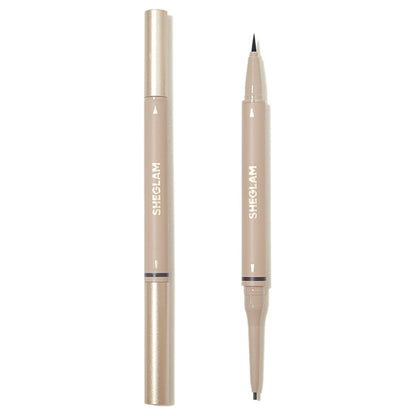 SHEGLAM On Demand 2-in-1 Brow Pencil (Espresso)