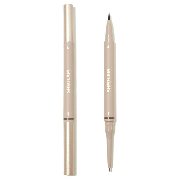 SHEGLAM On Demand 2-in-1 Brow Pencil (Taupe)