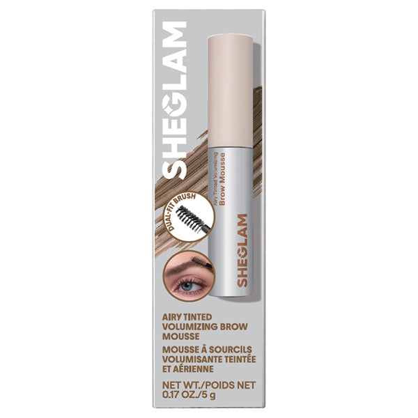 SHEGLAM Airy Tinted Volumizing Brow Mousse (Taupe), 5g