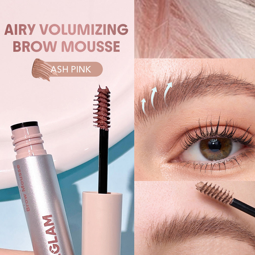 SHEGLAM Airy Tinted Volumizing Brow Mousse (Ash Pink), 5g