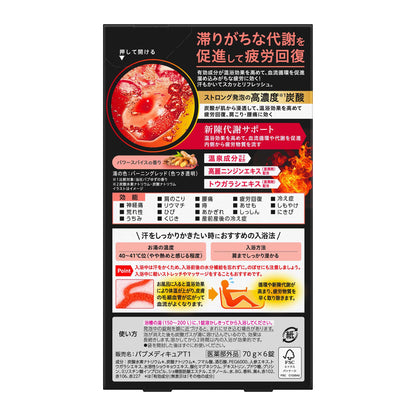 Bub Medicure Burning PRO, 6 Tablets (Power Spice Scent)