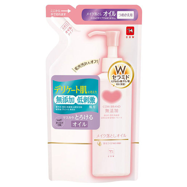 COW BRAND MUTENKA Makeup Remover Oil Refill, 160ml