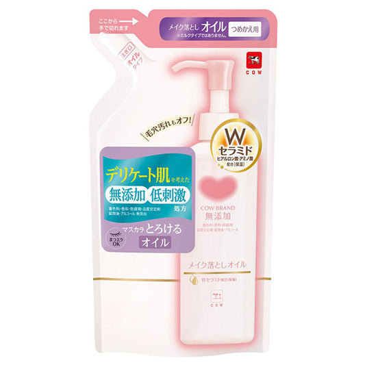 COW BRAND MUTENKA Makeup Remover Oil Refill, 160ml