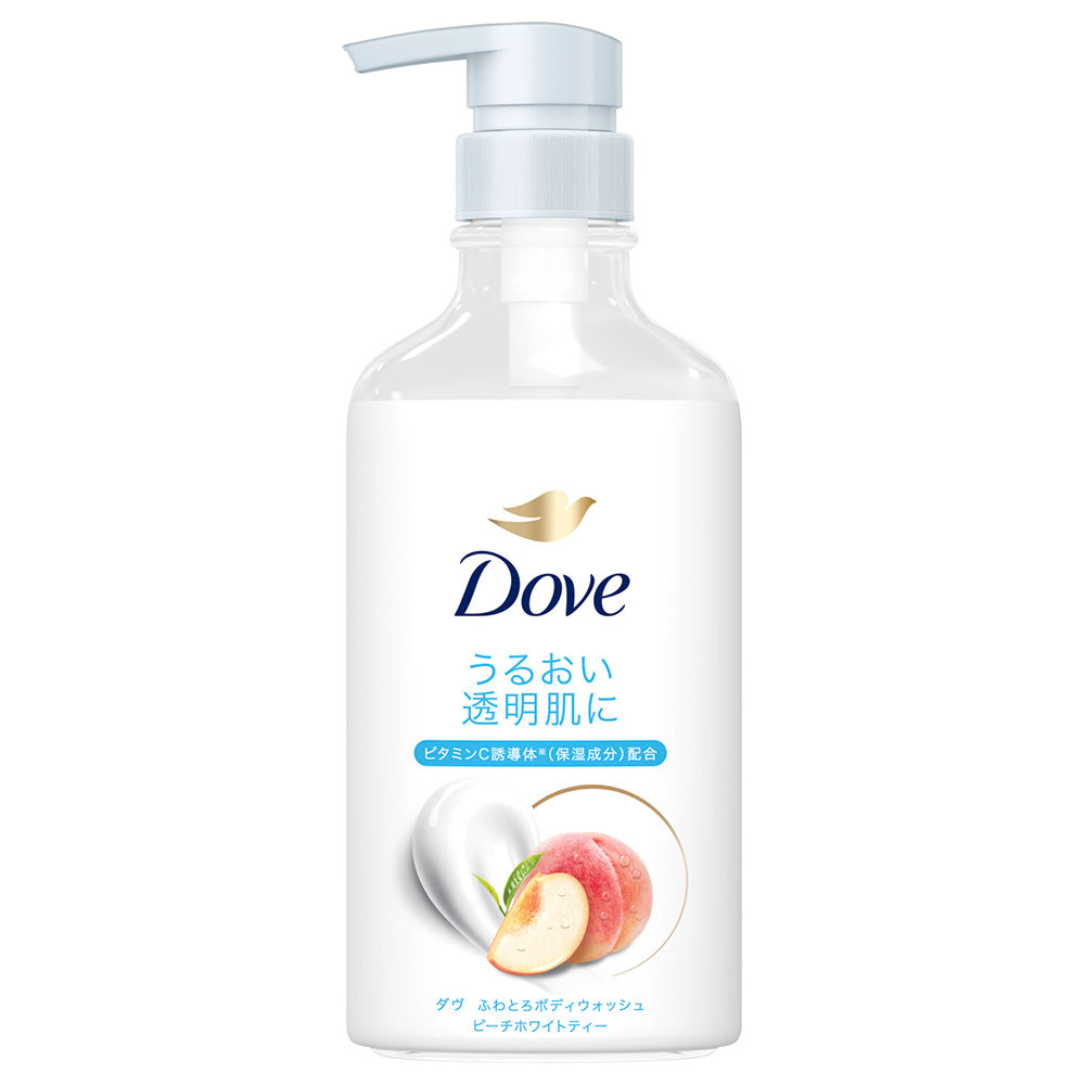 Dove Fluffy Body Wash (Peach White Tea), 450g