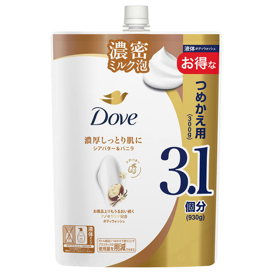Dove Body Wash Refill (Shea Butter & Vanilla), 930g