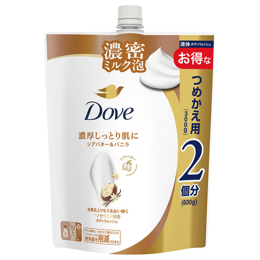 Dove Body Wash Refill (Shea Butter & Vanilla), 600g