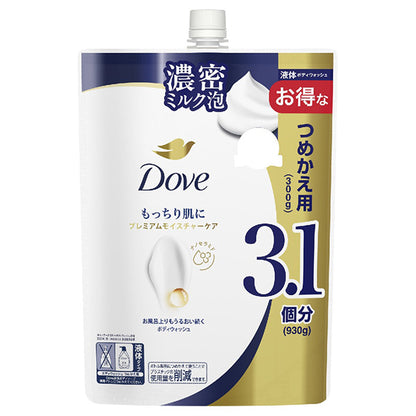Dove Body Wash Premium Moisture Care Refill (Soft Floral), 930g