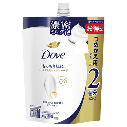 Dove Body Wash Premium Moisture Care Refill (Soft Floral), 600g