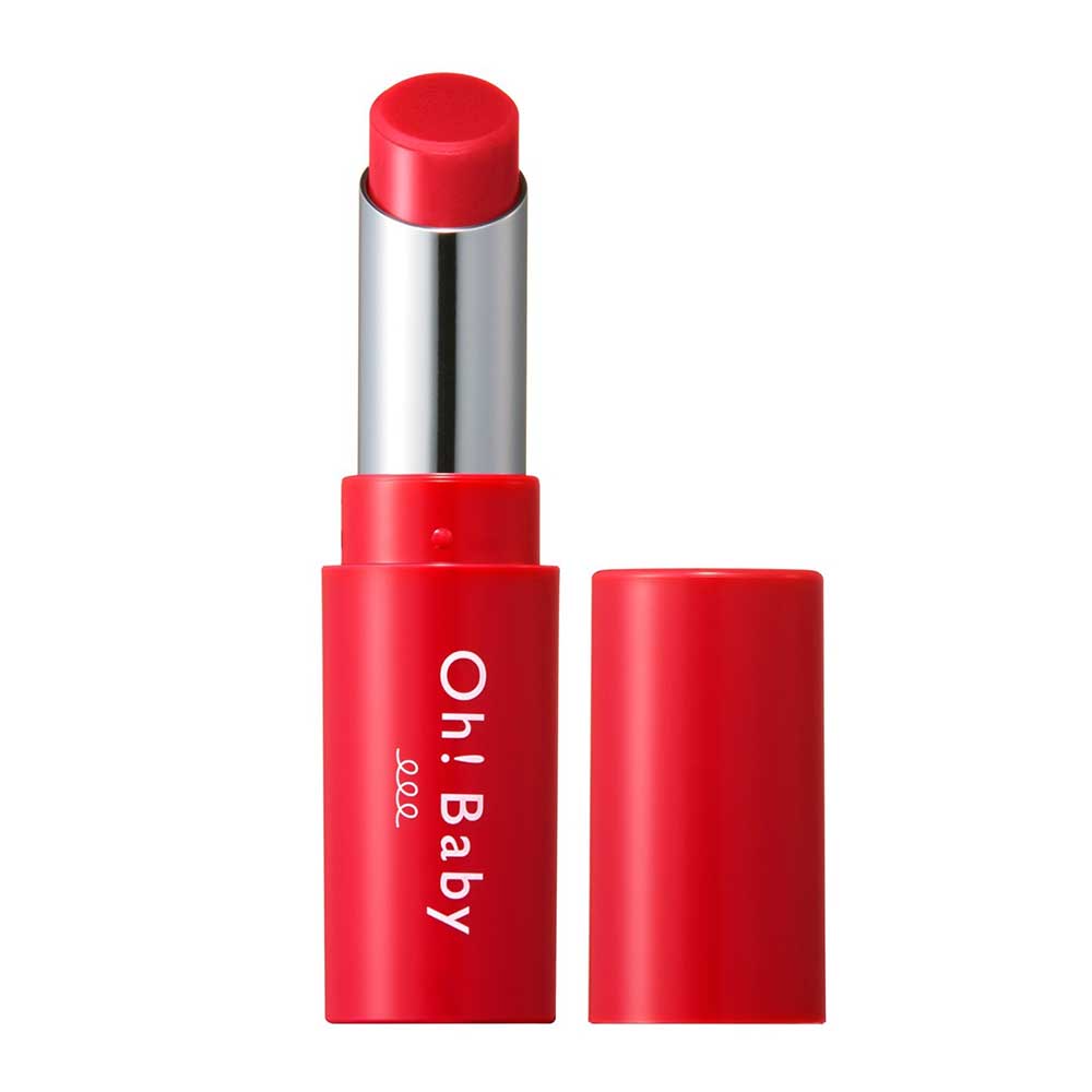 HOUSE OF ROSE Oh! Baby Scrub Lip Balm CP, Limited Edition, Cheerful Red, 4g (Cherry Pie Scent)