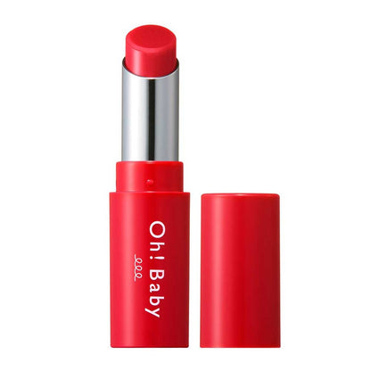 HOUSE OF ROSE Oh! Baby Scrub Lip Balm CP, Limited Edition, Cheerful Red, 4g (Cherry Pie Scent)