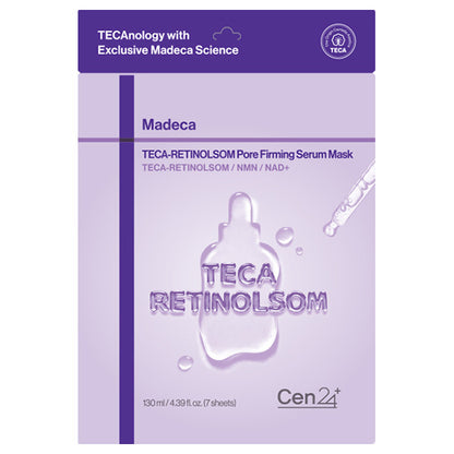 Madeca Teka Retinol Some Serum Mask, 7-Pack (Moist, Hydrating Fit)