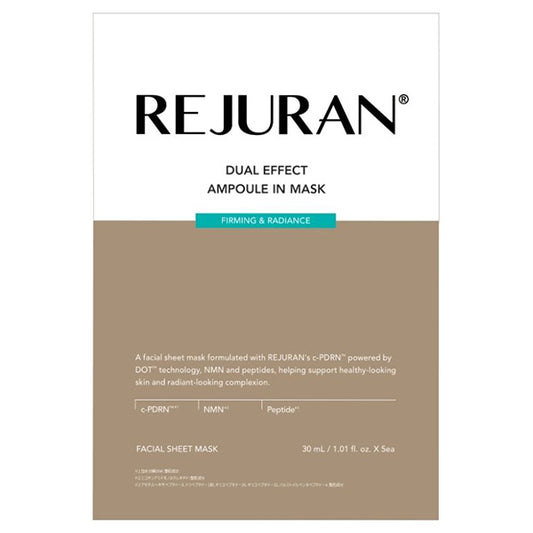 REJURAN Dual Effect Ampoule-in Mask Firming & Radiance, 5 x 30ml