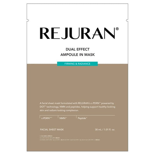 REJURAN Dual Effect Ampoule-in Mask Firming & Radiance, 1 x 30ml